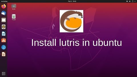 How to install lutris in Ubuntu 20.04