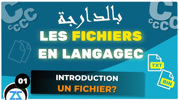 Les fichiers en langage C - 01 : Introduction à la gestion des fichiers en langage C b darija