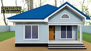 Ramani ya nyumba ya kisasa (4 bedrooms)(0679253640)​