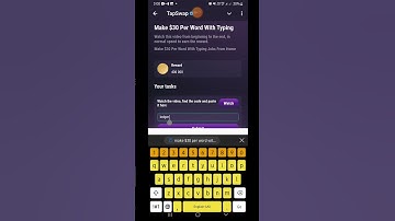 make $30 per word with typing tapswap code || Tapswap code 4 August ||
