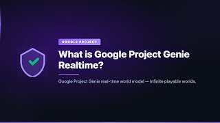 What is Google Project Genie Realtime?