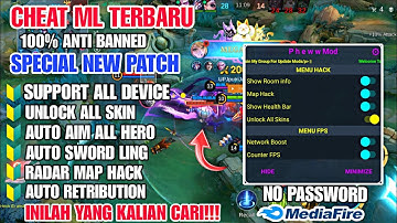 APK MOD MENU ML TERBARU 2025 ANTI BANNED – CHEAT MAP HACK MOBILE LEGENDS UNLOCK ALL SKIN DRONE VIEW