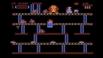 Donkey Kong [Atari 800 Longplay] (1983) Nintendo