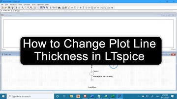 How to Change Plot Line Thickness in LTspice