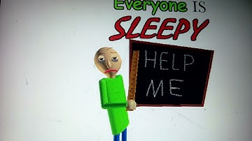 shhh Everyone Is Sleepy/ Baldi Mod