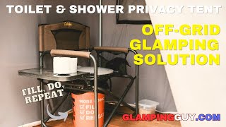 CLEAN and EASY Offgrid Bathroom Solution (that's NOT a GROSS composting toilet!)