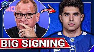 BREAKING: Leafs make SNEAKY good signing... This has MAJOR implications | Toronto Maple Leafs News