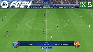 FC 24 - PSG vs Barcelona | Quartas de final UCL [60FPS]