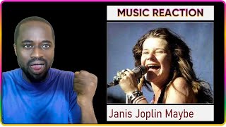 First Time Hearing Janis Joplin Maybe Reaction