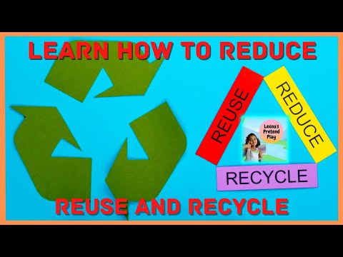 Reduce, Reuse and Recycle, to enjoy a better life