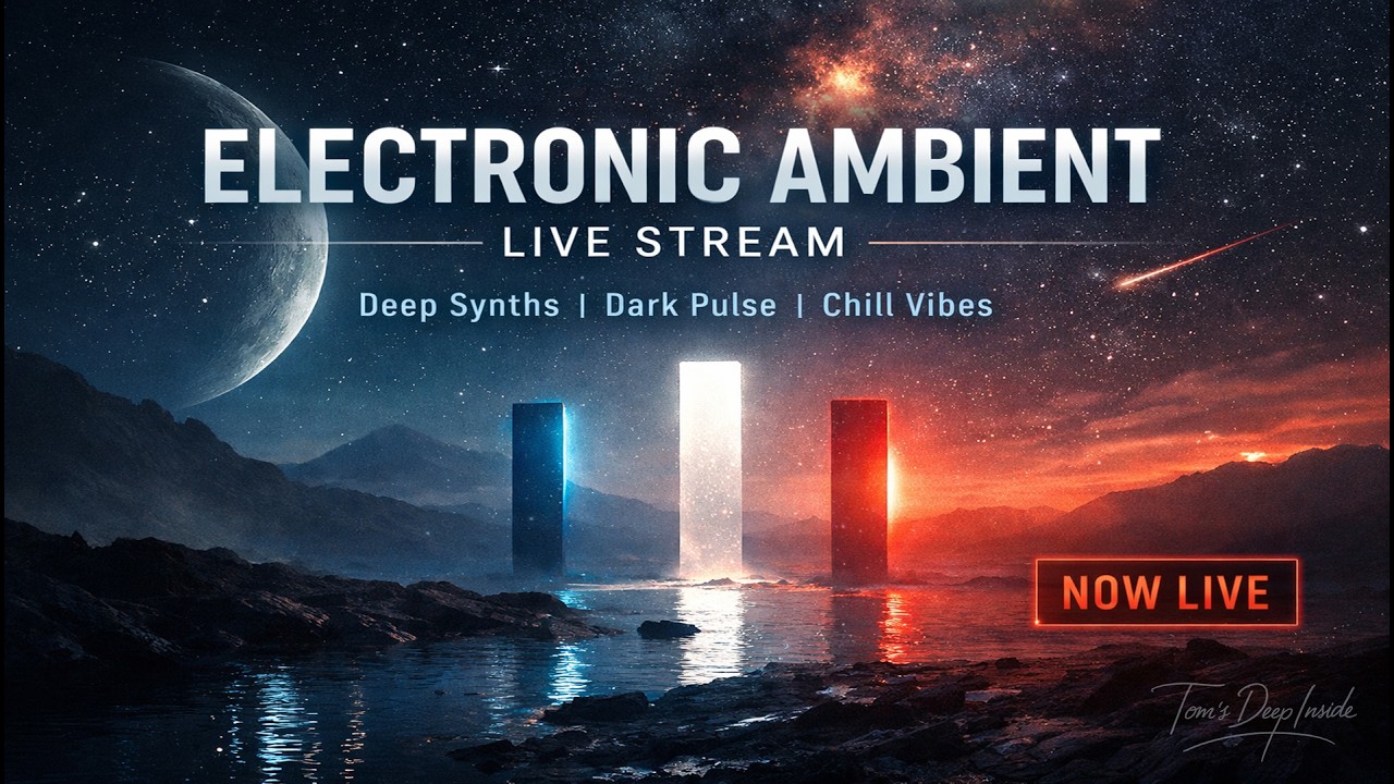 Ambient Electronic Live Stream – Cinematic Synth Journey