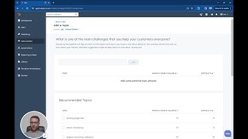 HubSpot Topics Tool (SEO) - Research Monthly Search Volume and Difficulty