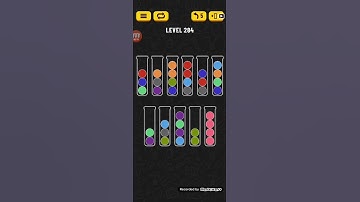 Ball Sort Puzzle Level 284 Walkthrough