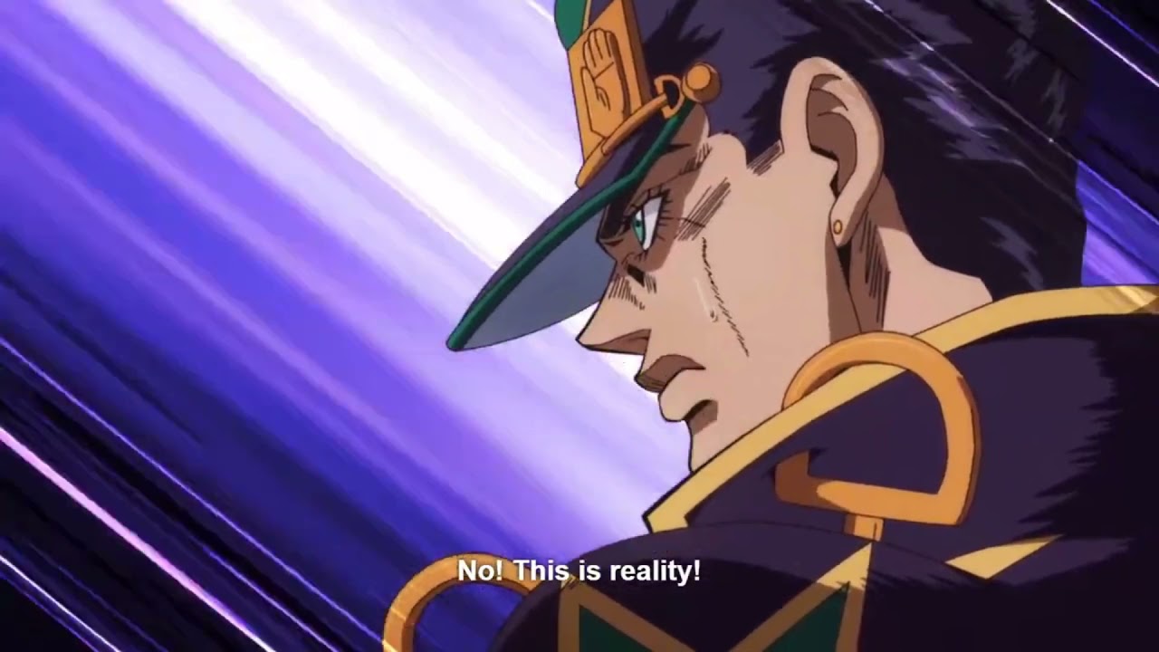 PLANKTON TIME on X: Parts 4-6 jotaro can't be bald bc star platinum isn't  bald. Unless.  / X