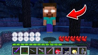 How to play LITTLE HEROBRINE in Minecraft! Real life family HEROBRINE! Battle NOOB VS PRO Animation
