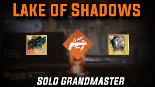 Solo GM Lake of Shadows (No Boss Cheese) Solar Hunter w/ Whisper of the Worm [Destiny 2]