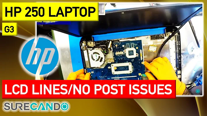 HP 250 G3 Multiple Issues Fixed LCD Line, Battery Not Charging, Blank Screen but Back Light On eBay