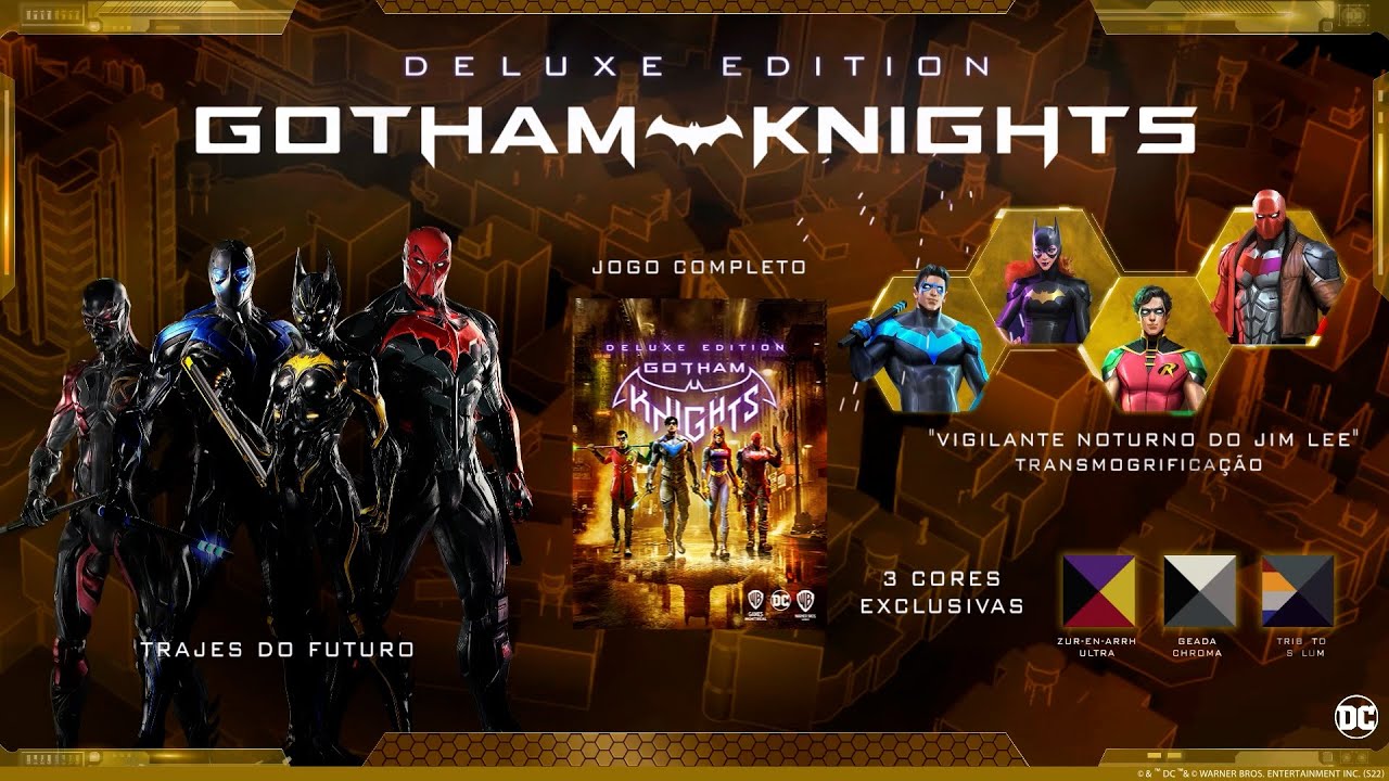 Jogo Gotham Knights BR Deluxe  R$ 40 - Promobit