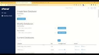 Review Cpanel Unila dan membuat database dengan mysql