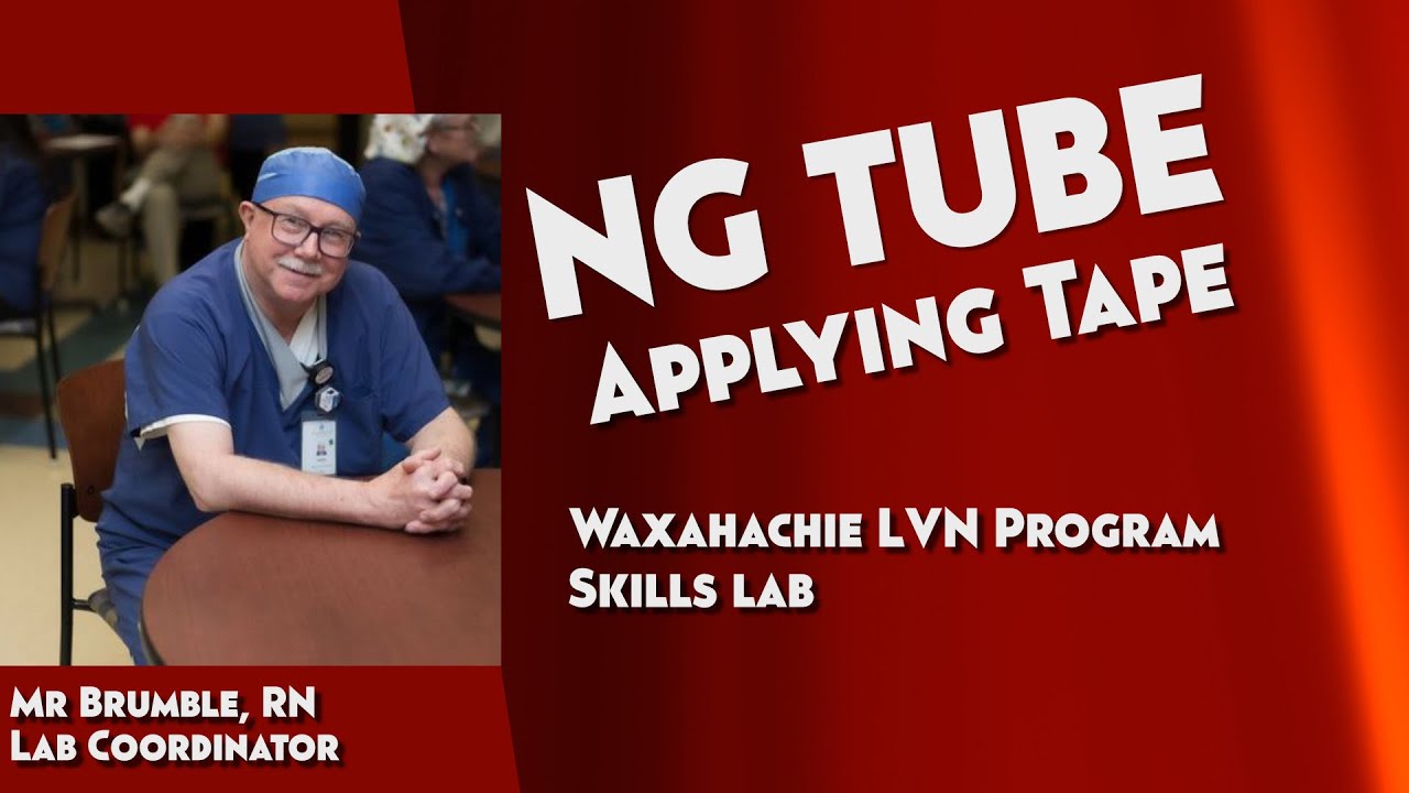 Tips to Apply Tape NG Tube YouTube