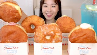 ASMR Cream Donut Mukbang 크림 도넛 먹방  캘리포니아도넛클럽 vs 노티드도넛 vs 버터북? Doughnut Dessert Challenge 디저트 빵 도너츠