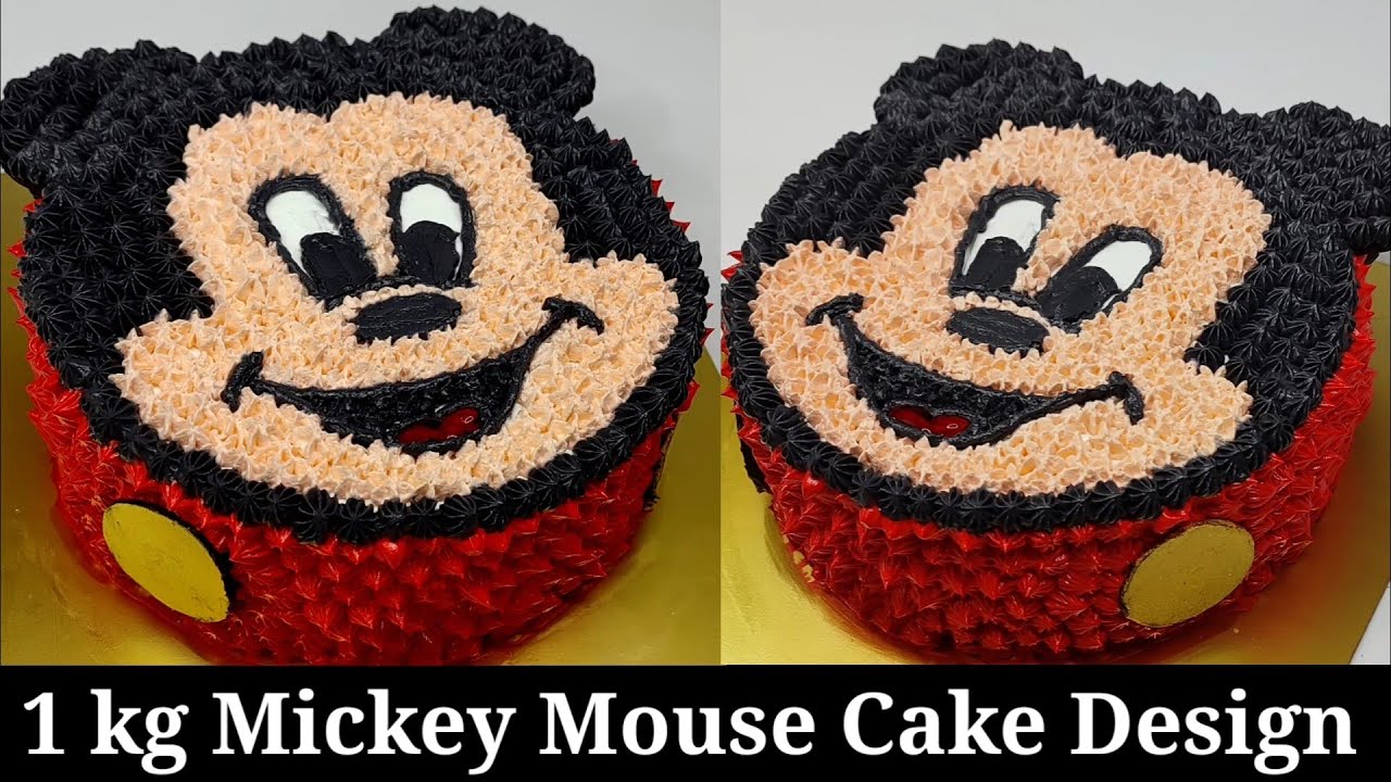 MickeyMouse cake | 1kg mickeymouse cake | mickeymouse cake design ...