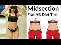 Tighten Your Midsection, Lose Lower Belly Fat + Flat Ab Diet Tips - Fit For Back To School #14