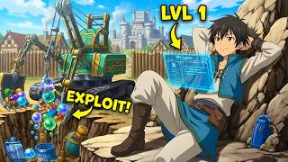 FIRED PRINCE & USELESS SKILL USES LEVEL 1 MINING EXPLOIT TO BUILD AN UNSTOPPABLE EMPIRE| MANGA RECAP