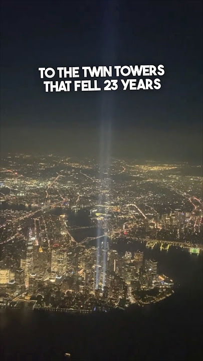 This view of this 9/11 tribute is amazing ❤️