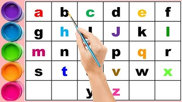 🎨 “a to z Small Letters Tracing | Learn with Izsha | Colorful Alphabet Writing Practice for Kids