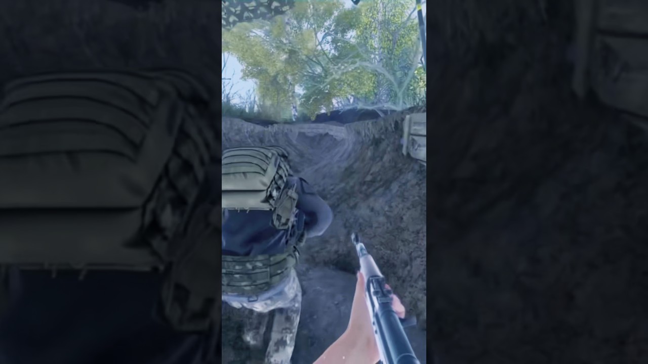 DEFENDING OUR POSITION #armareforger #gaming #drone #military #milsim #simulator  #trenches