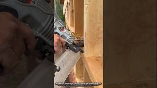 House Frame Installation with a Framing Nail Gun! Fast, Accurate, and Strong