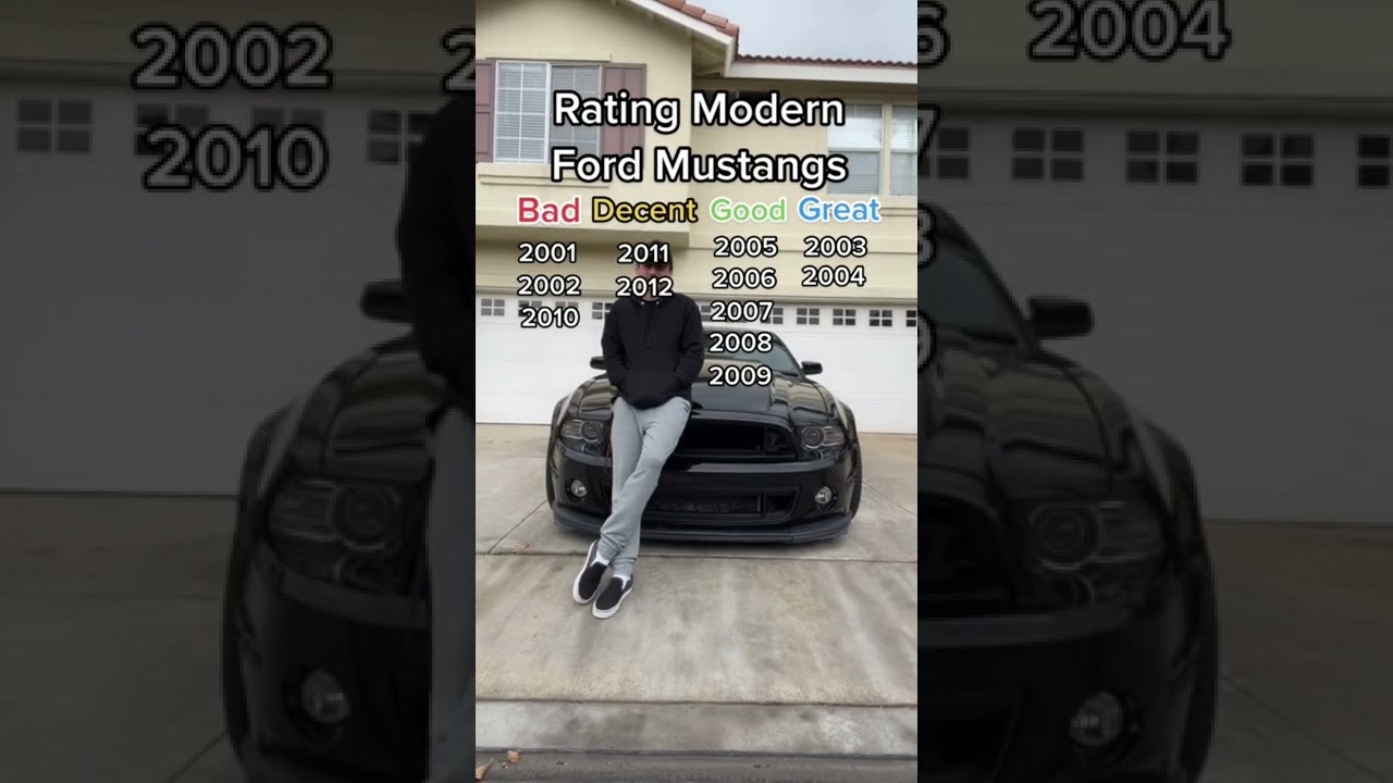Rating The Last 20 Years Of Mustangs Dio You Agree With List What S Your Rank 