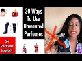 30 Ways To Use Unwanted Perfume| Perfume Hacks| What To Do With Perfumes You Hate #perfumecollection