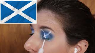 Scottish Flag Makeup Looks! screenshot 1