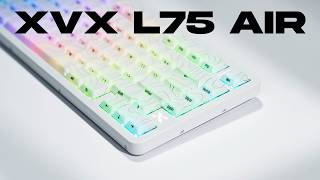 RGB Madness Returns | XVX L75 Air Low Profile Keyboard Review + Sound Test