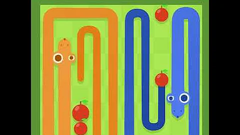 Beating snake game double snake mode!
