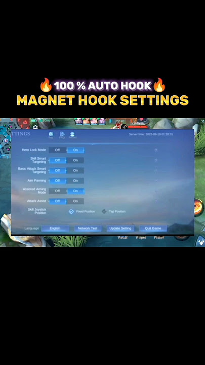FRANCO 100 % AUTO AIM HOOK TUTORIAL | MAGNET HOOK SETTINGS #moontoon #mlbb