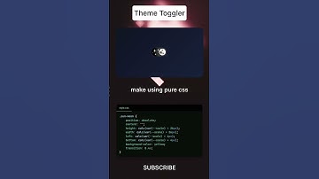 Pure CSS Dark Mode Toggle #shorts #coding #css #tailwindcss