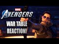 Marvel's Avengers - Reaction to War Table Kate Bishop Deep Dive!