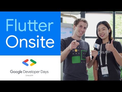 Flutter Onsite at Google Developer Days China 2019