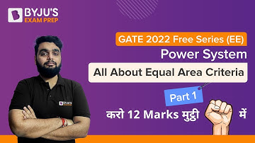 GATE 2022 (EE)  | 10 Days Free Crash Course | Power System | About Equal Area Criteria | Ishaan Sir