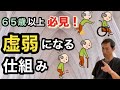 【重要】フレイルを防ぐために知っておきたい【高齢者が虚弱化する３つの要因】