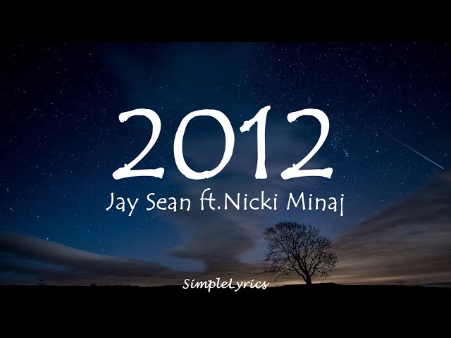 2012 - Jay Sean ft.Nicki Minaj (Lyrics) class=