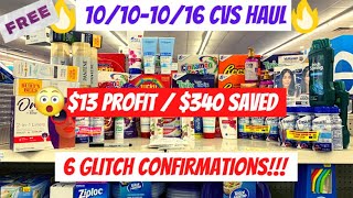 ?CVS HAUL 10/10-10/16 $13 PROFIT +6 GLITCHES CVS Couponing This Week & CVS Deals 10/10?