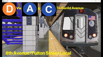 OpenBVE Special: D Train To Euclid Avenue Via 8th Avenue/Fulton Street Local