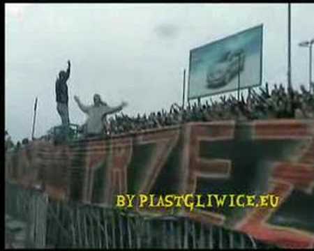 PIAST GLIWICE - GKS Jastrzębie kibicowsko - YouTube