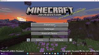 My first time playing Minecraft version 1.20.6