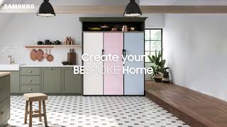 Bespoke Refrigerators: Choose your format, colour and finishes in endless combinations | Samsung