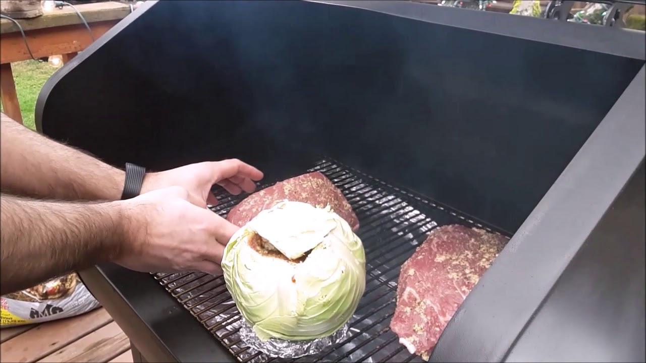 Corned Beef And Cabbage On A Pellet Grill YouTube